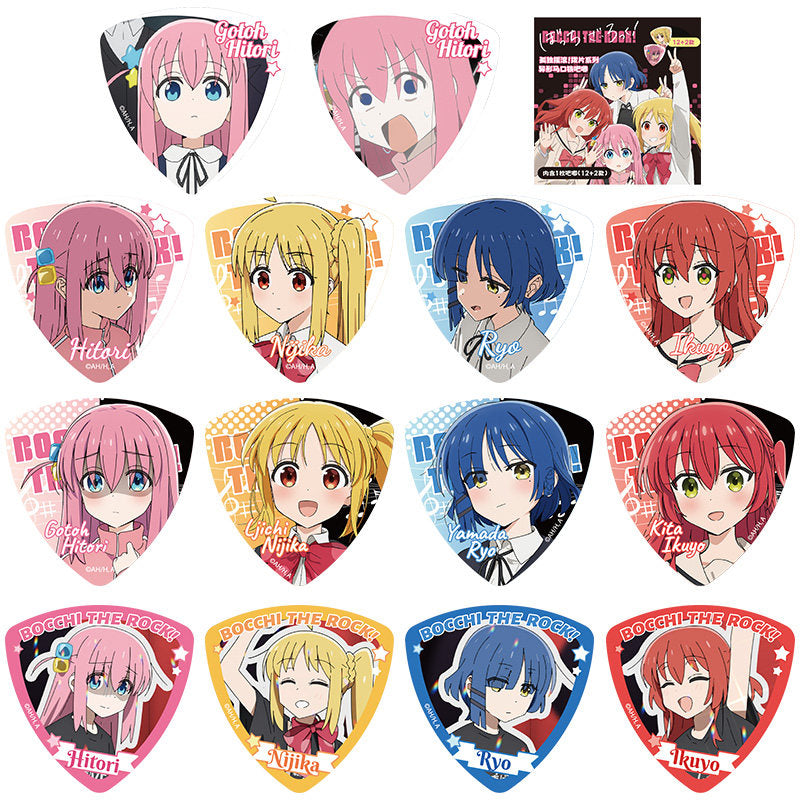 Bocchi the Rock! Pick-Shaped Tin Badge Blind Bag 56mm Anime Can Button (US)