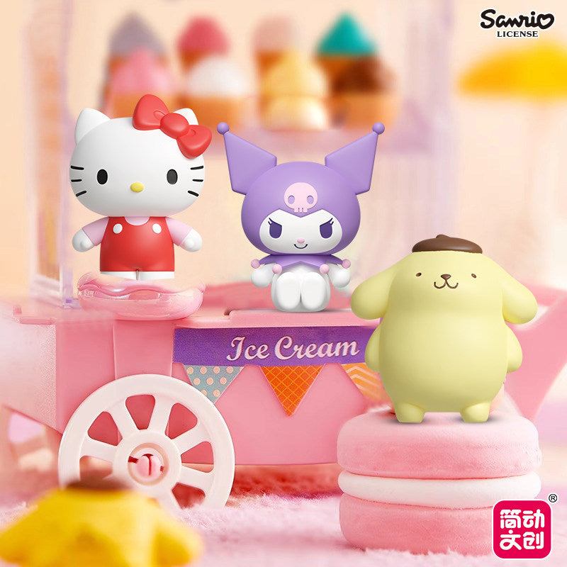 Jandoon Sanrio Mini Figure Blind Box Vol.1  Kuromi Hello Kitty (Random)