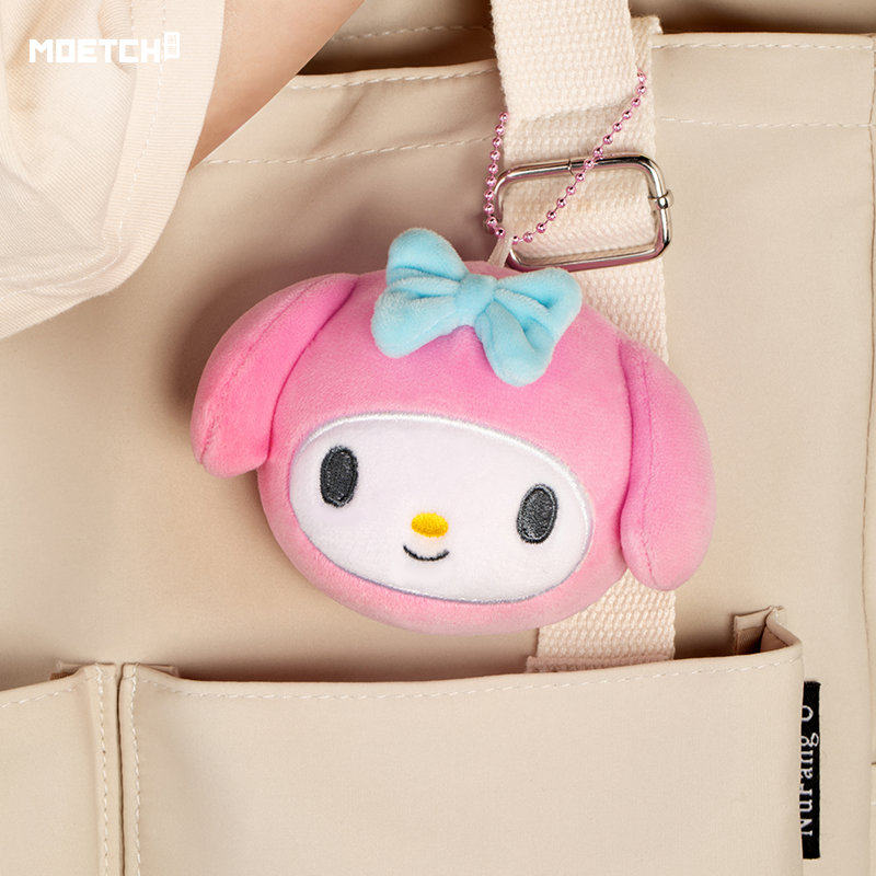 MOETCH Sanrio Soft Dumpling Plush Blind Box Keychain 6 Styles Kuromi Hello Kitty