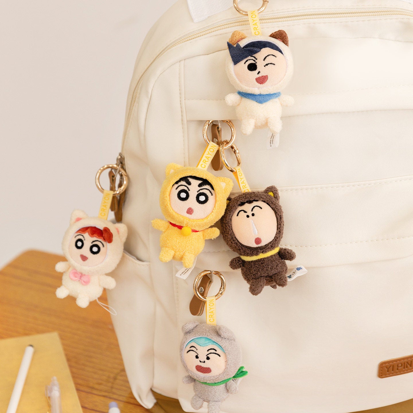 Crayon Shin-chan Buriburizaemon Mini Animal Plush Keychain Blind Bag