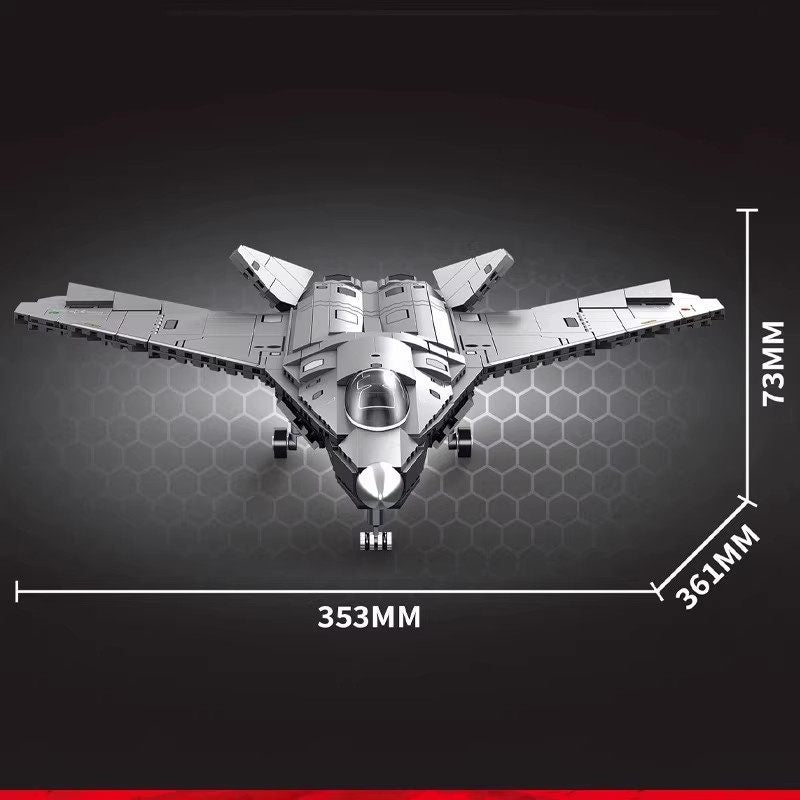 SEMBO Block 202280 J-50 6th Gen Fighter Jet 734pcs 1:60 Building Set