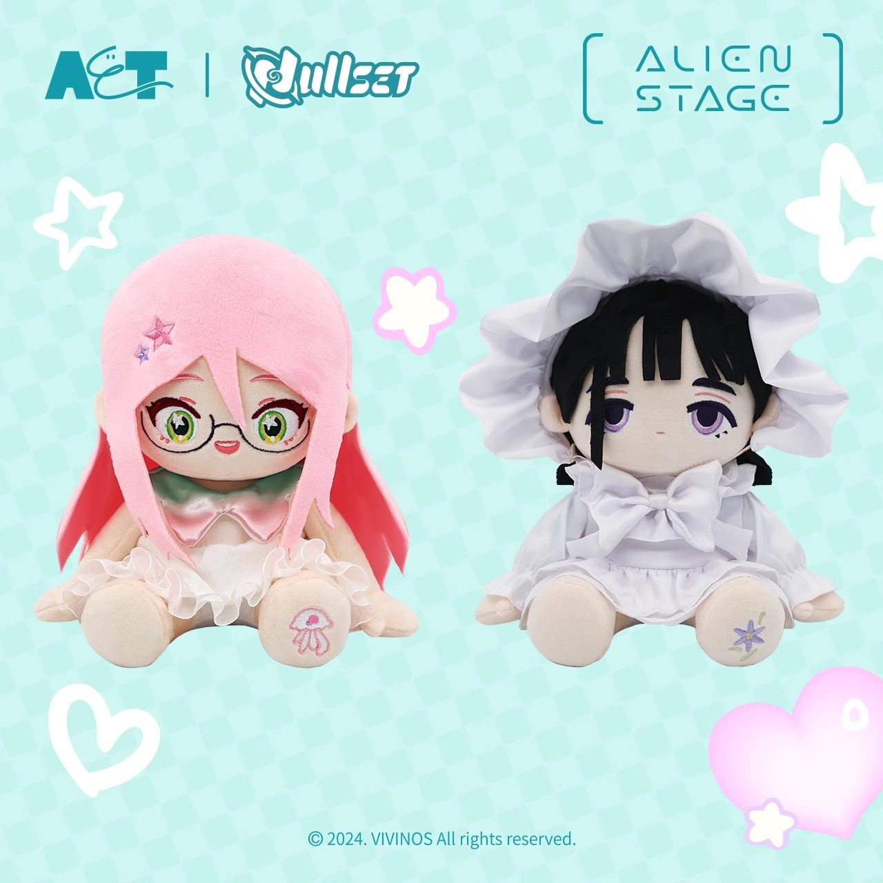 Alien Stage × Nullset 8.1in Sitting Plush Doll official merchandise