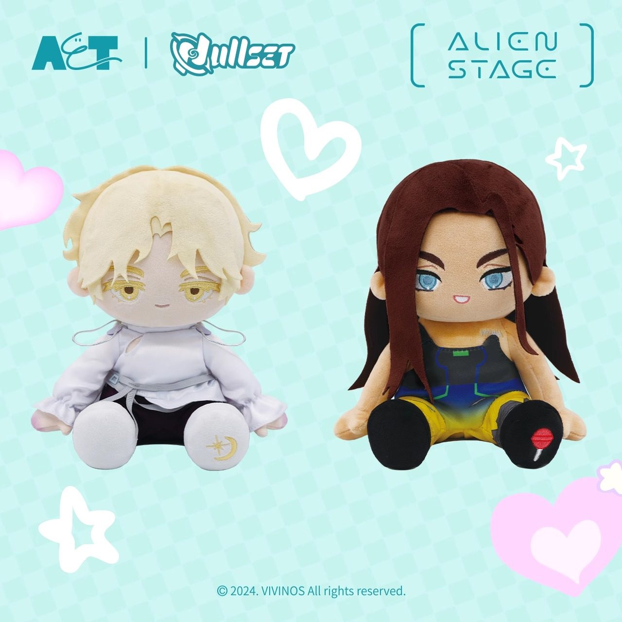 Alien Stage × Nullset 8.1in Sitting Plush Doll official merchandise