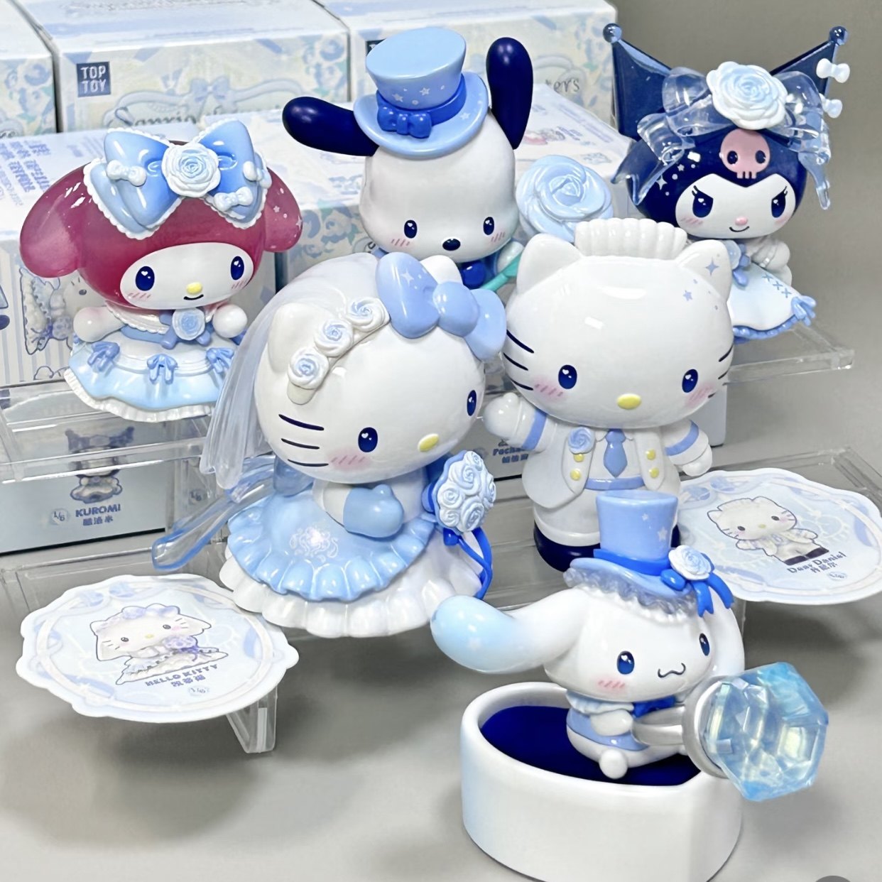 TOPTOY Sanrio Romantic Wedding Blind Box Figure (1pc) Authentic PVC 3.15 in