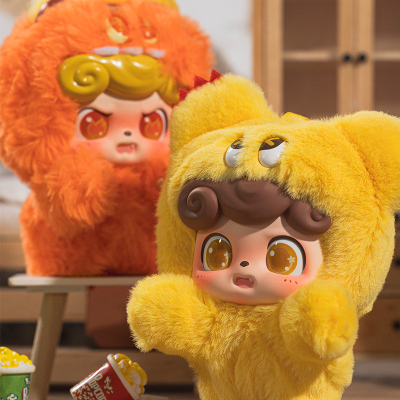 JOTOYS Q.Kid Emotional Hairy Monsters Plush Blind Box Figure Random US
