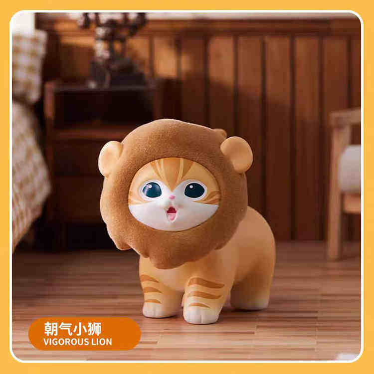 MINISO Mofusand Fluffy Party Flocked Blind Box Figure Single or Case(6)