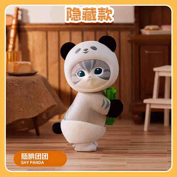 MINISO Mofusand Fluffy Party Flocked Blind Box Figure Single or Case(6)