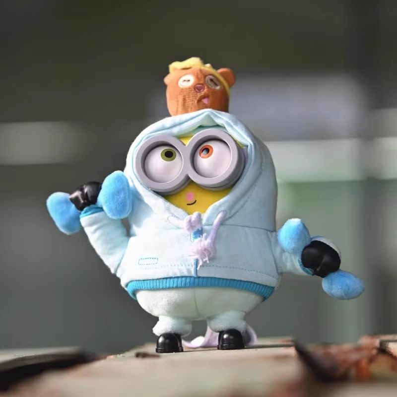 52TOYS Minions Bob & Tim Better Together Plush Keychain Blind Box Official