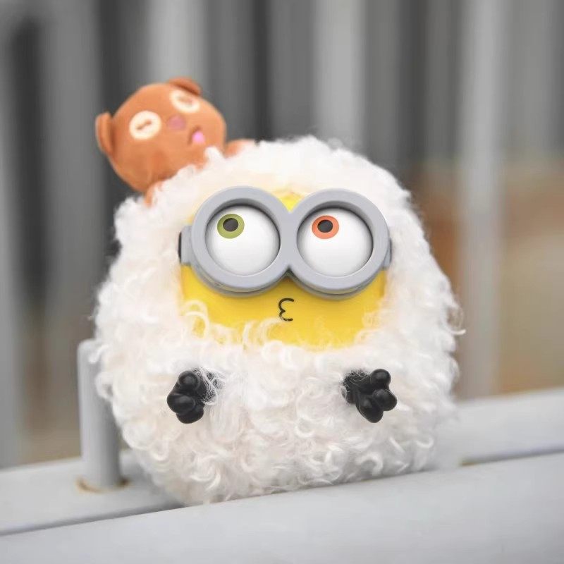 52TOYS Minions Bob & Tim Better Together Plush Keychain Blind Box Official