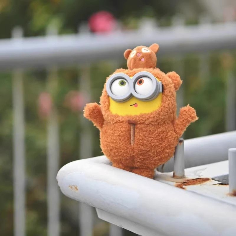 52TOYS Minions Bob & Tim Better Together Plush Keychain Blind Box Official