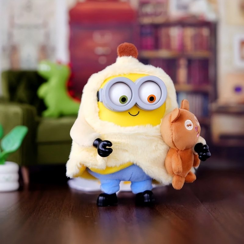 52TOYS Minions Bob & Tim Better Together Plush Keychain Blind Box Official