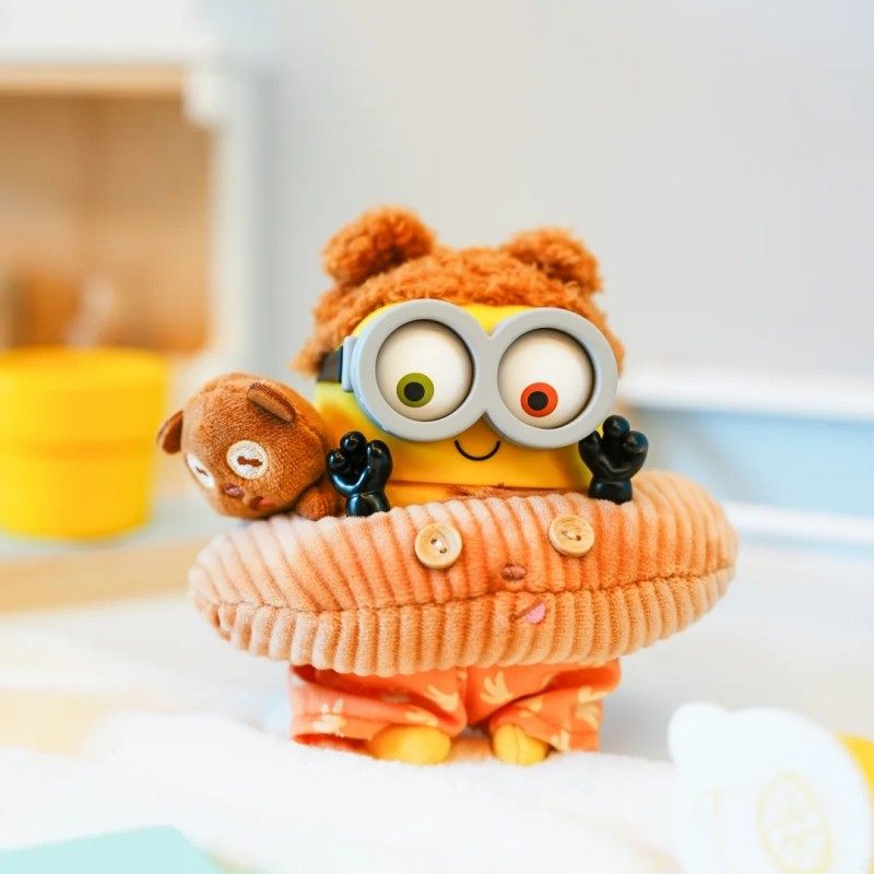 52TOYS Minions Bob & Tim Better Together Plush Keychain Blind Box Official