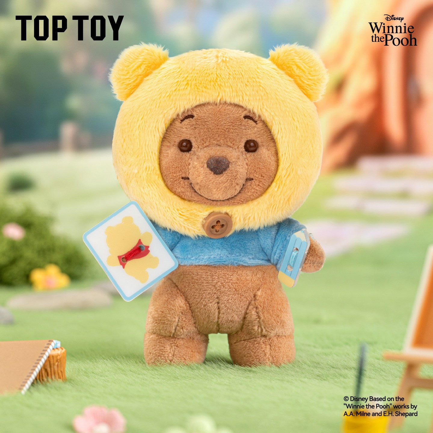 TOPTOY Disney Winnie the Pooh & Roo Plush Keychain Blind Box (Single/Set of 6)