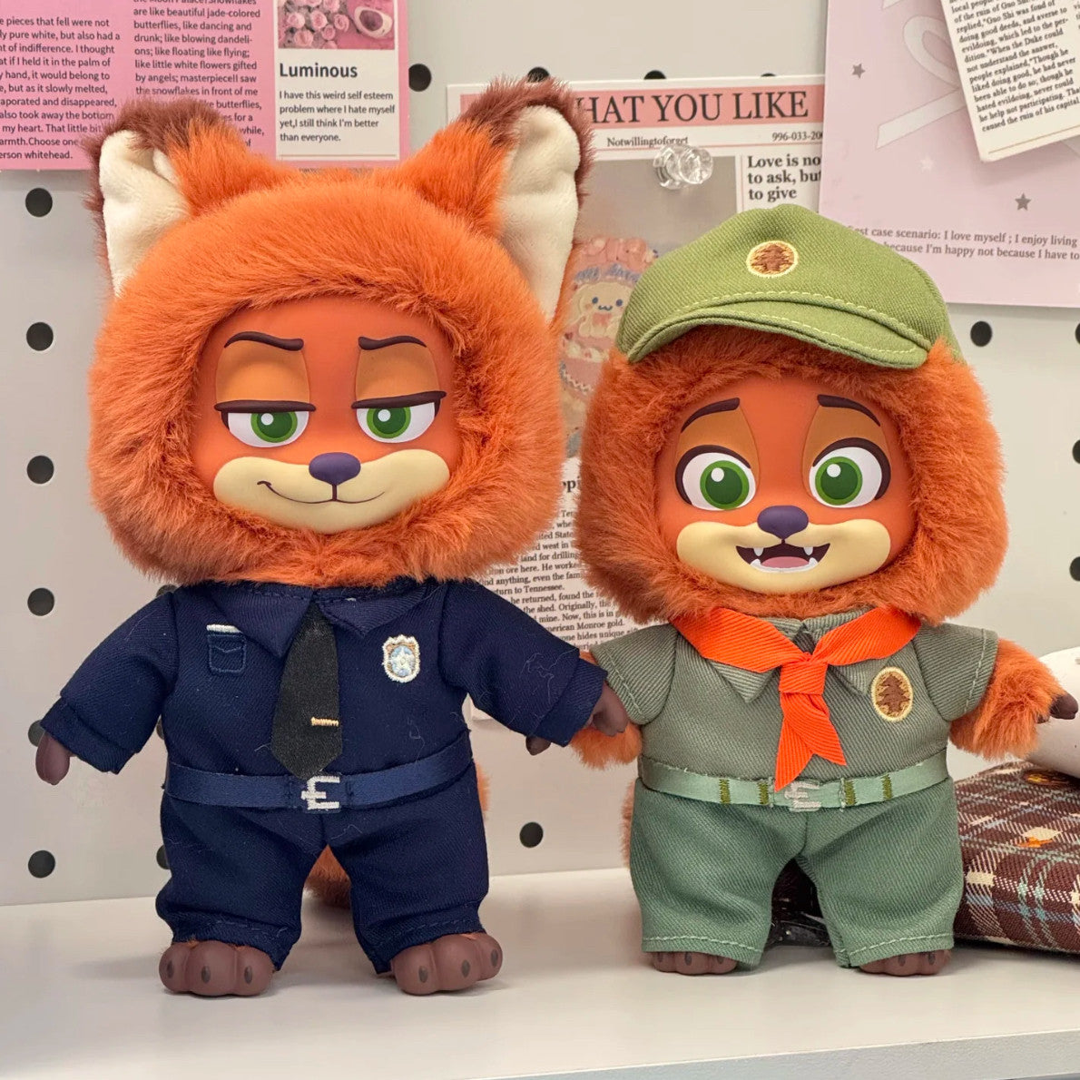 TOP TOY Disney Zootopia Nick & Judy Plush Blind Box (Single/Case 6