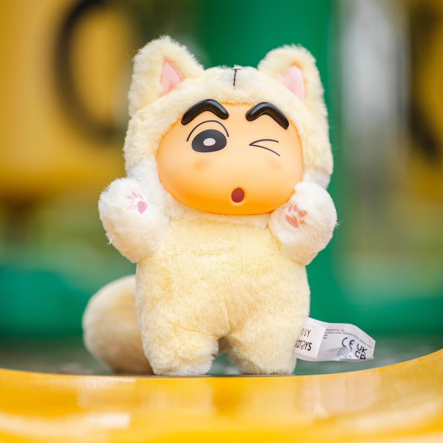 52TOYS Crayon Shin-chan Big Tails Plush Pendant Blind Box Keychain