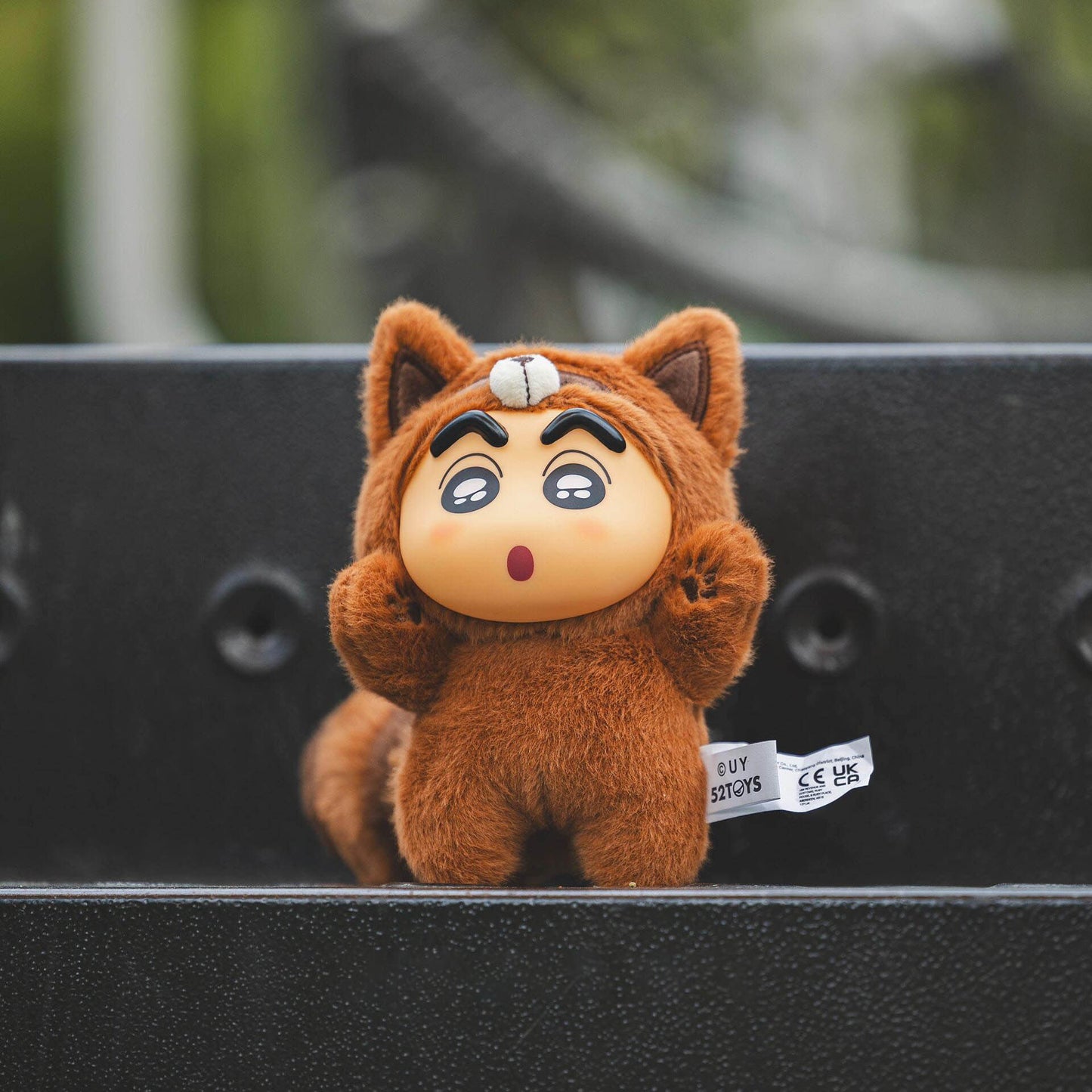 52TOYS Crayon Shin-chan Big Tails Plush Pendant Blind Box Keychain