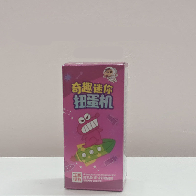 Crayon Shinchan Mini Gashapon Machine Blind Box Toy Figure 6 Styles + Secret