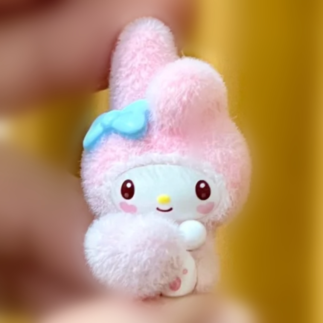 Sanrio Characters Flocked Mini Charm Figure Select Hello Kitty Kuromi Cinna US