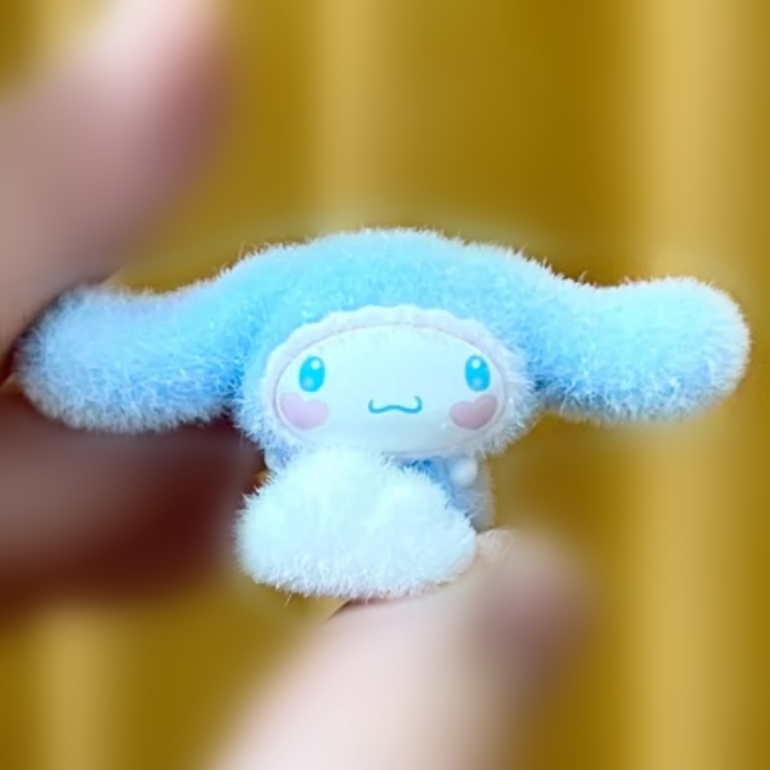 Sanrio Characters Flocked Mini Charm Figure Select Hello Kitty Kuromi Cinna US