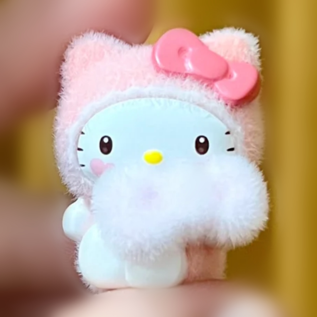 Sanrio Characters Flocked Mini Charm Figure Select Hello Kitty Kuromi Cinna US