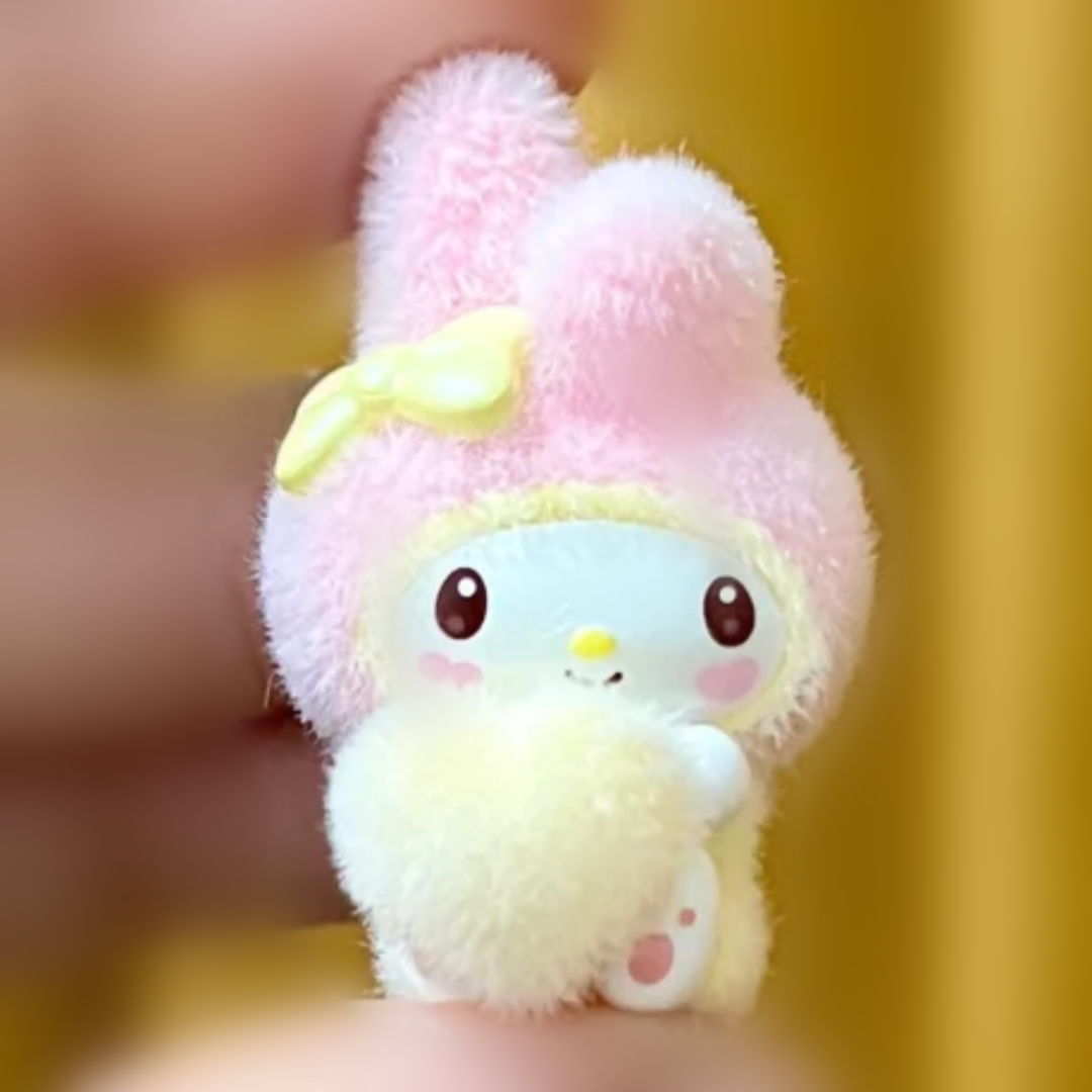 Sanrio Characters Flocked Mini Charm Figure Select Hello Kitty Kuromi Cinna US