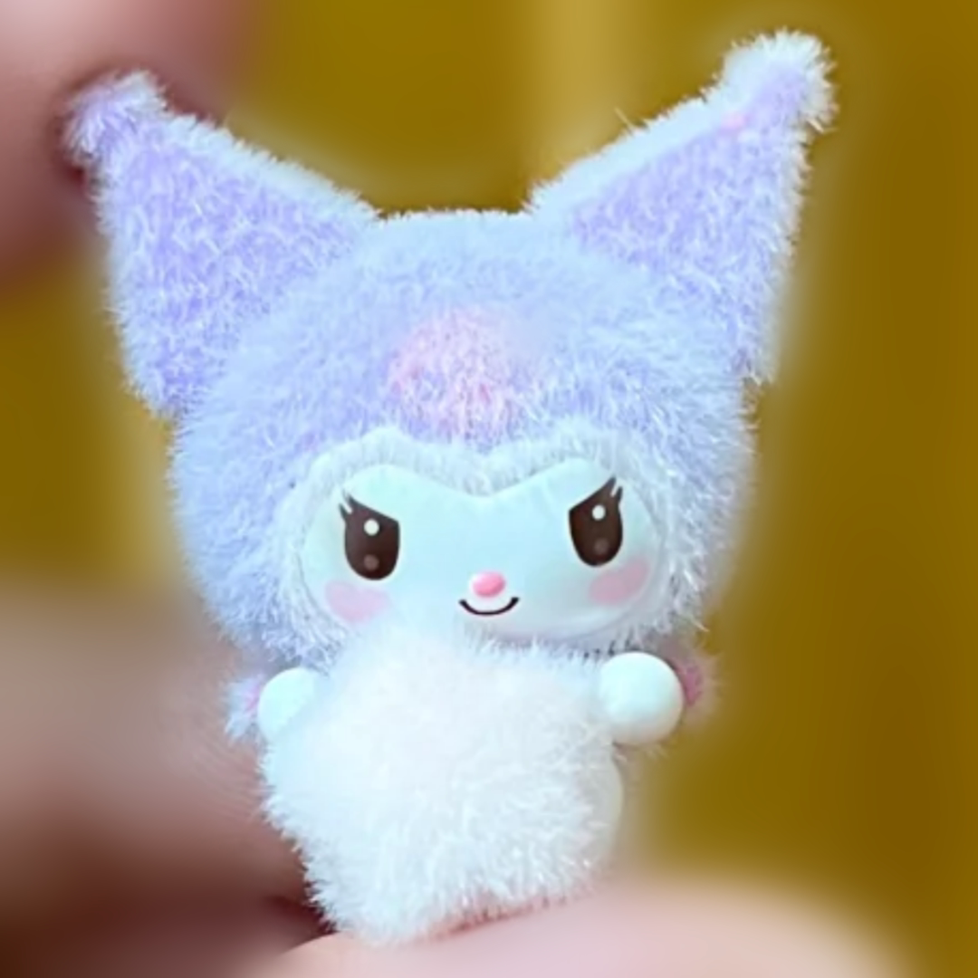 Sanrio Characters Flocked Mini Charm Figure Select Hello Kitty Kuromi Cinna US