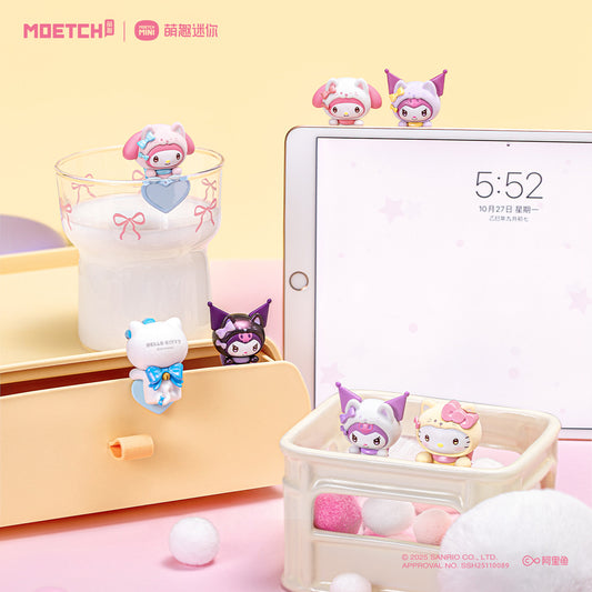 MOETCH Sanrio Characters Cat Guardian Squad – Flocked Blind Box Mini Figure