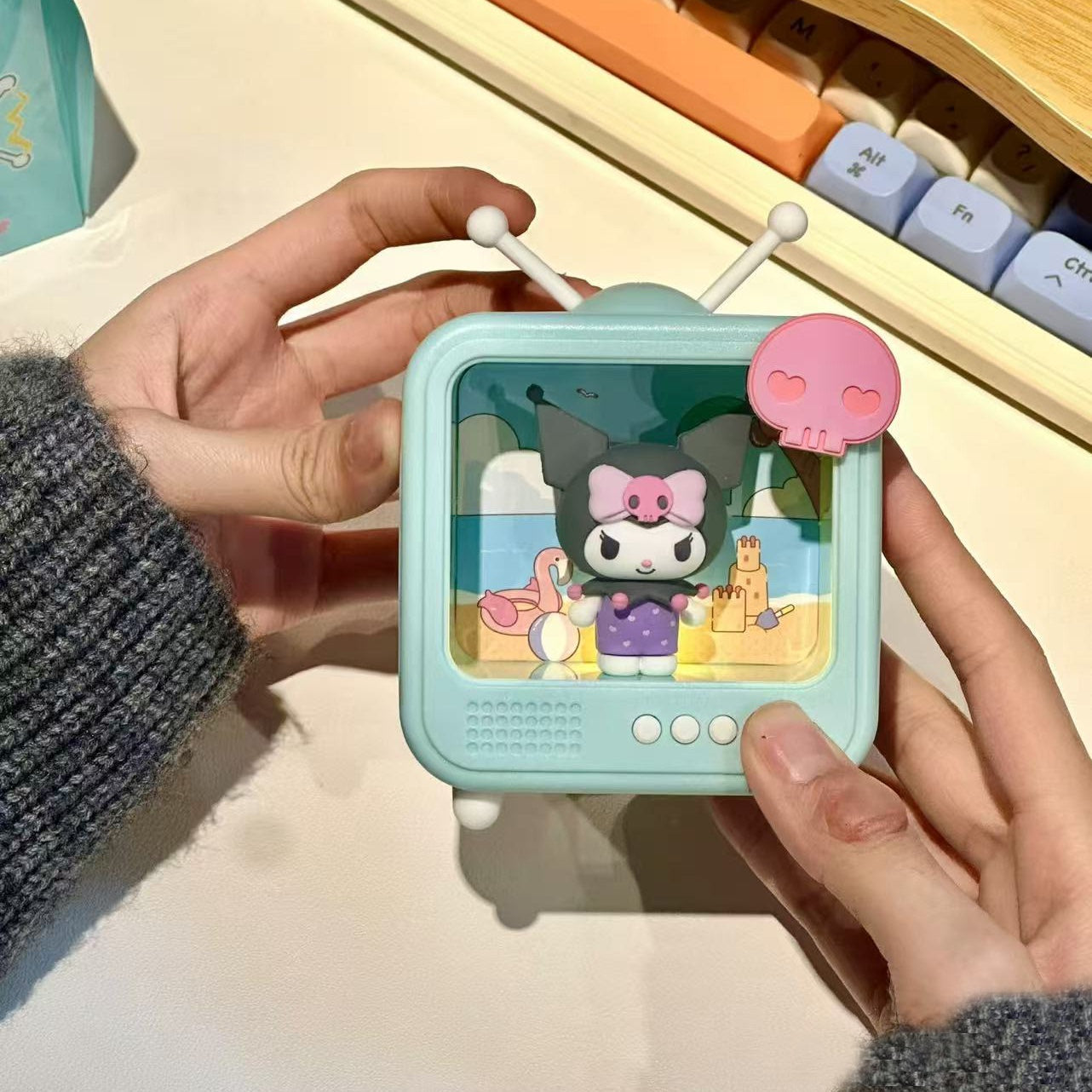 Sanrio TV Channel Light Figure Hello Kitty Kuromi My Melody Cinnamoroll