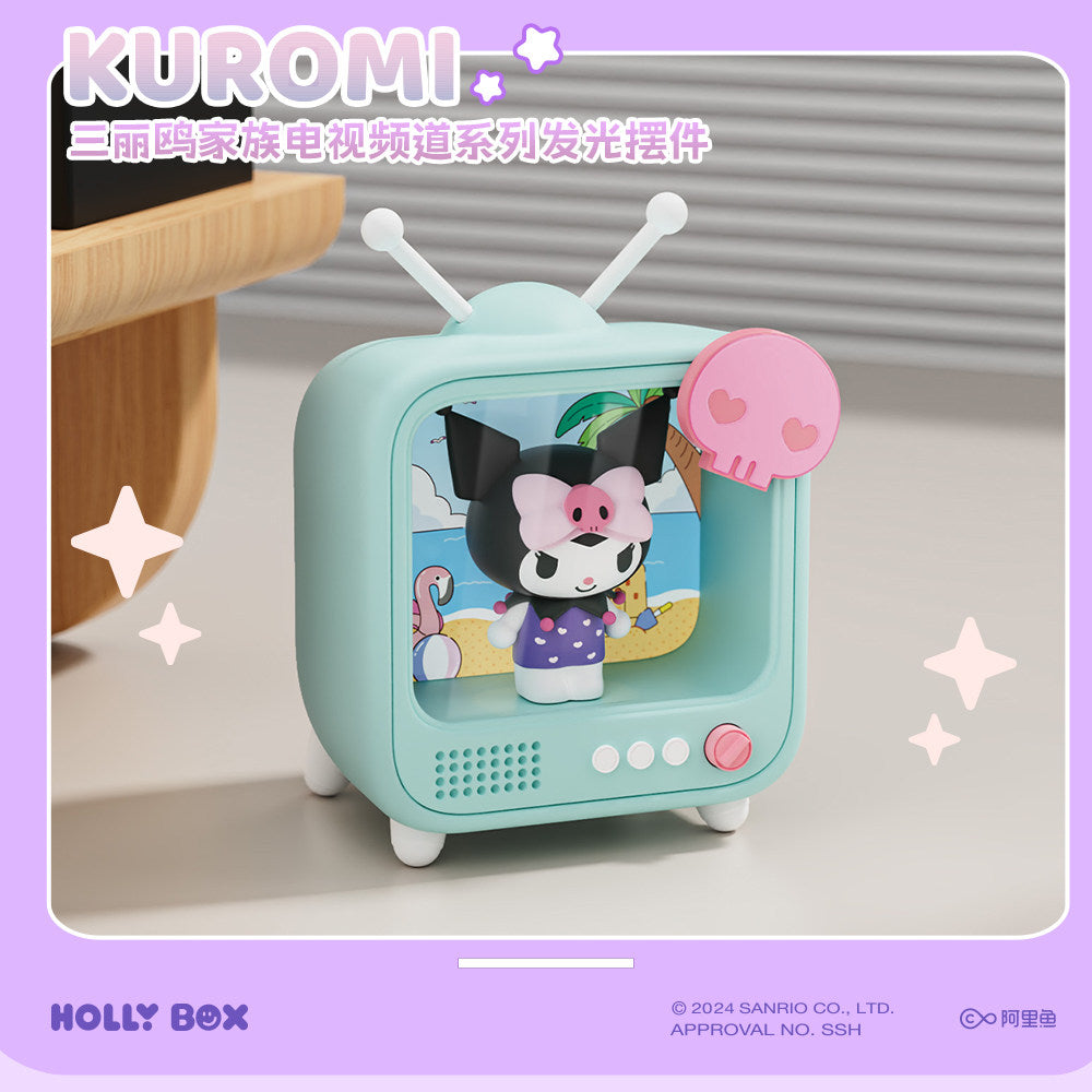 Sanrio TV Channel Light Figure Hello Kitty Kuromi My Melody Cinnamoroll