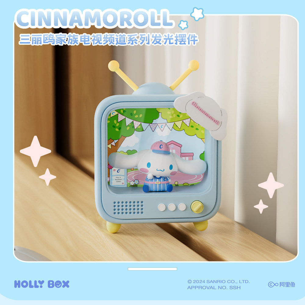 Sanrio TV Channel Light Figure Hello Kitty Kuromi My Melody Cinnamoroll