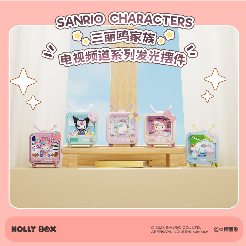 Sanrio TV Channel Light Figure Hello Kitty Kuromi My Melody Cinnamoroll