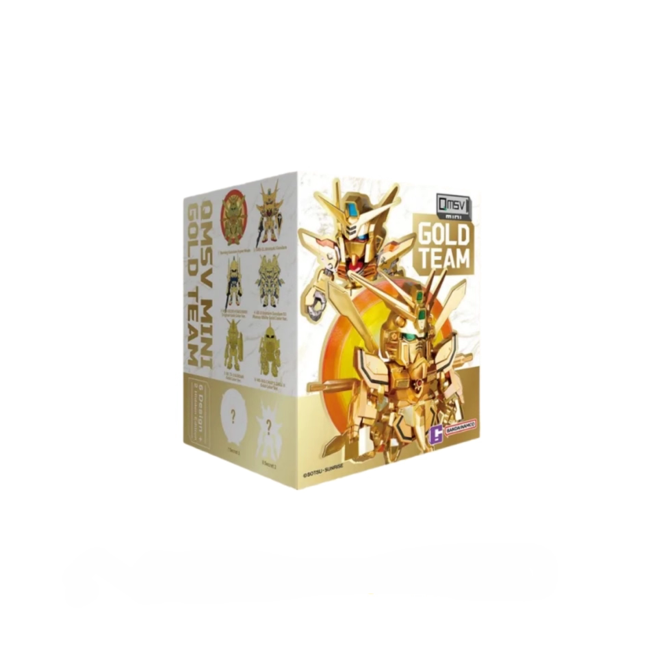 Bandai QMSV MINI Gold Team Gundam Blind Box Figure Single or Case 8 + Secret