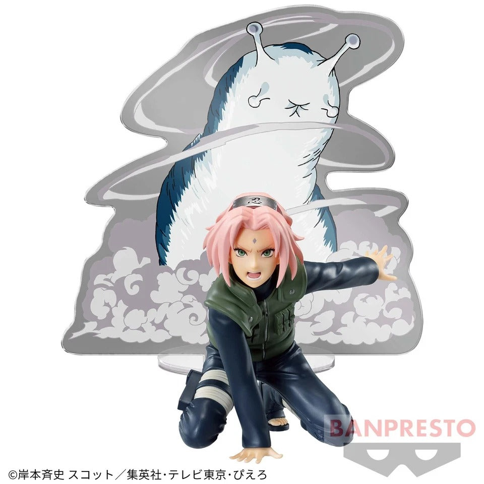 Naruto Shippuden Panel Spectacle – Sakura Haruno Figure with Display Panel