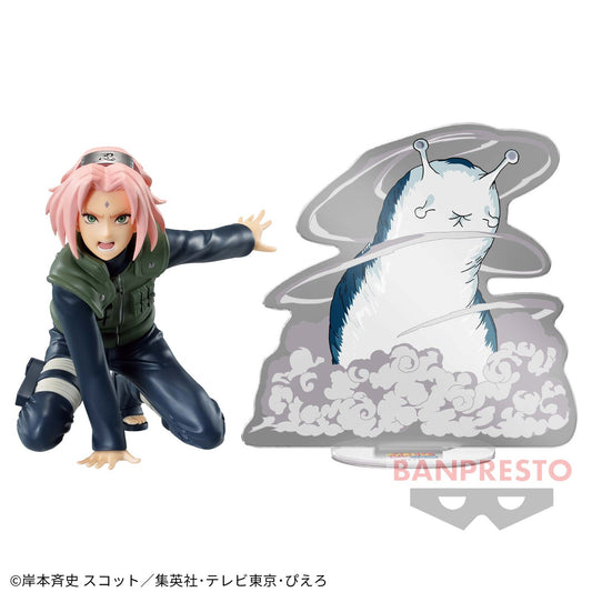 Naruto Shippuden Panel Spectacle – Sakura Haruno Figure with Display Panel