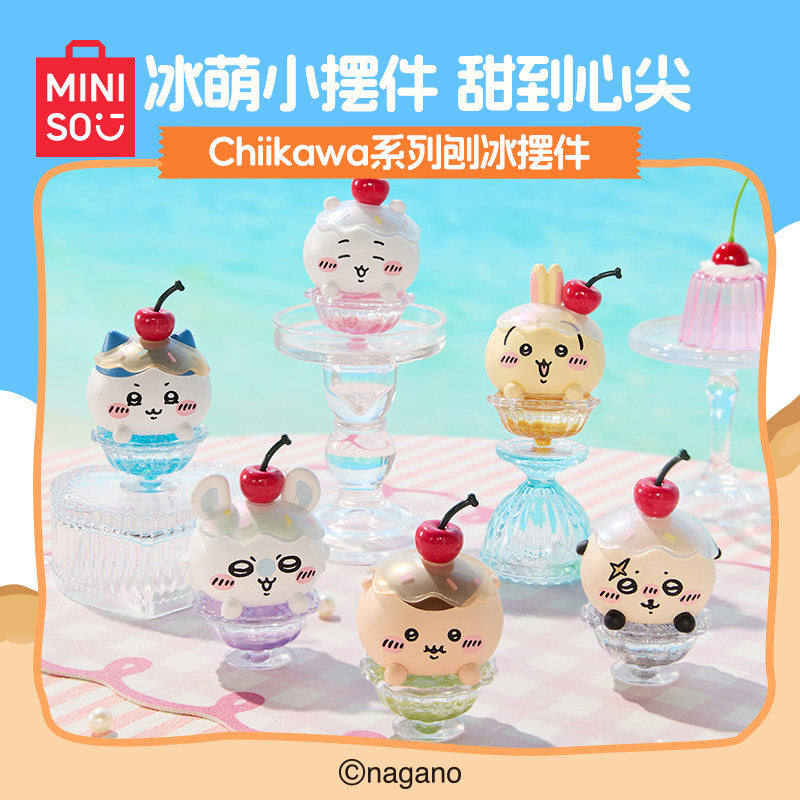 Chiikawa Ice Cream Glitter Mini Figure – PVC Display Toy