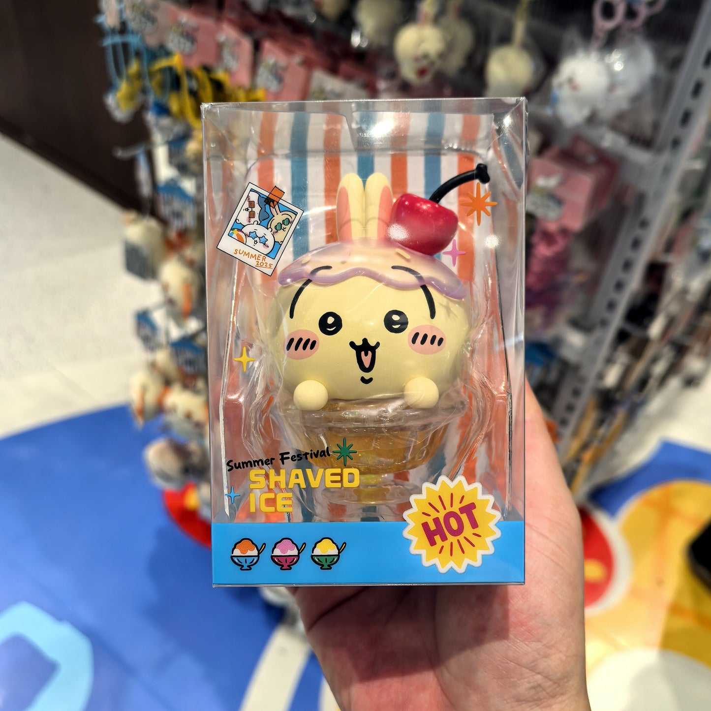 Chiikawa Ice Cream Glitter Mini Figure – PVC Display Toy