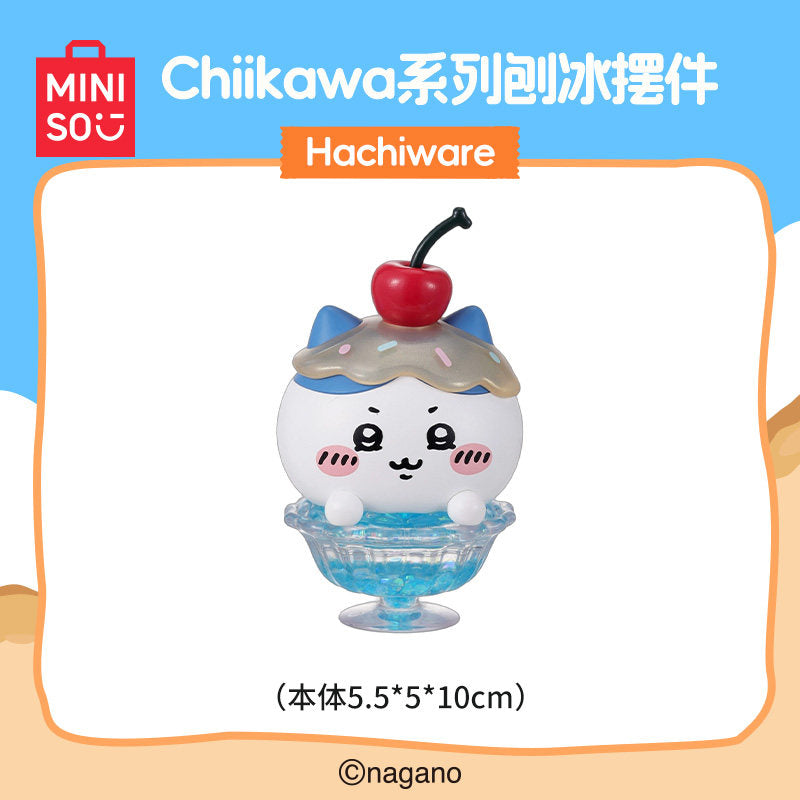 Chiikawa Ice Cream Glitter Mini Figure – PVC Display Toy