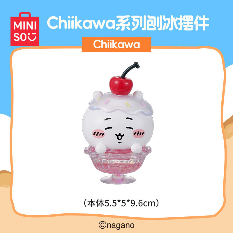Chiikawa Ice Cream Glitter Mini Figure – PVC Display Toy