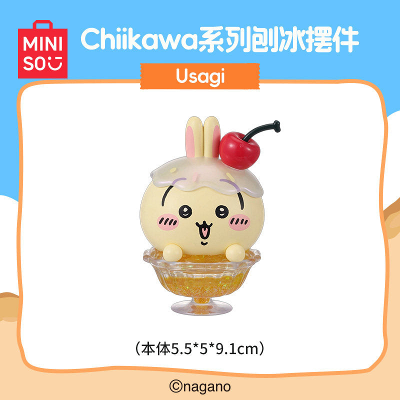 Chiikawa Ice Cream Glitter Mini Figure – PVC Display Toy