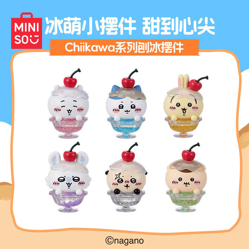 Chiikawa Ice Cream Glitter Mini Figure – PVC Display Toy