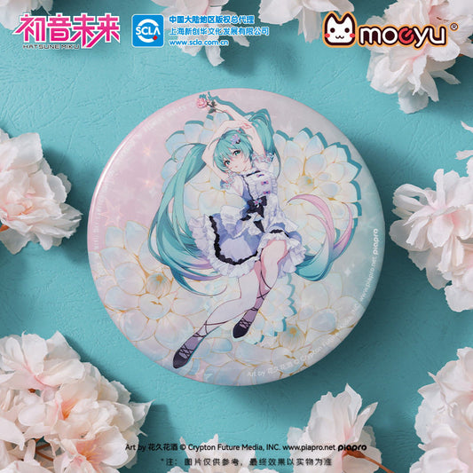 Hatsune Miku Flower Language Large Badge 5.9 in Anime Collectible Pin
