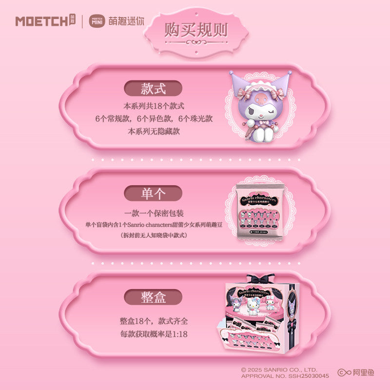 Sanrio Characters Sweet Lolita Mini Figure Blind Box (Single / Case Pack)