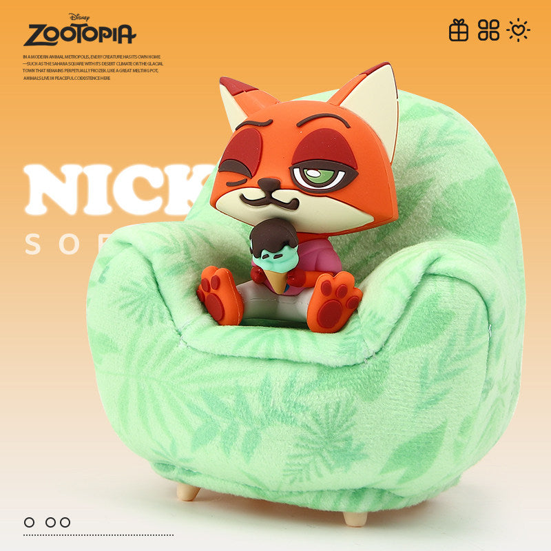 Zootopia Plush Sofa Night Light USB Rechargeable (3 Brightness Levels)