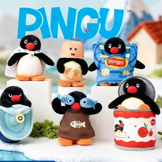 Pingu Plush Blind Box Penguin Toy 6 Styles Random Cute Soft Gift