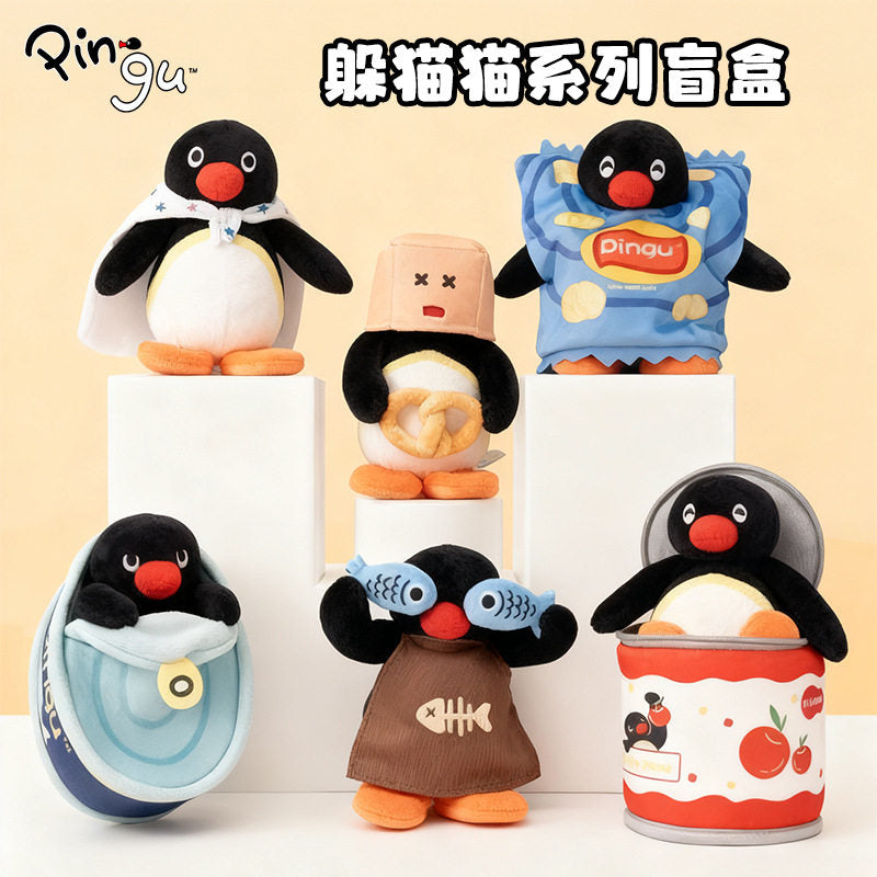 Pingu Plush Blind Box Penguin Toy 6 Styles Random Cute Soft Gift