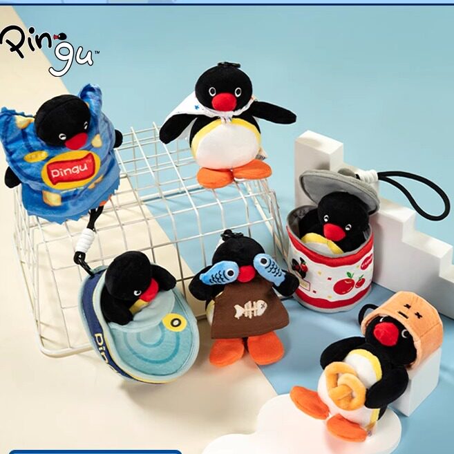 Pingu Plush Blind Box Penguin Toy 6 Styles Random Cute Soft Gift