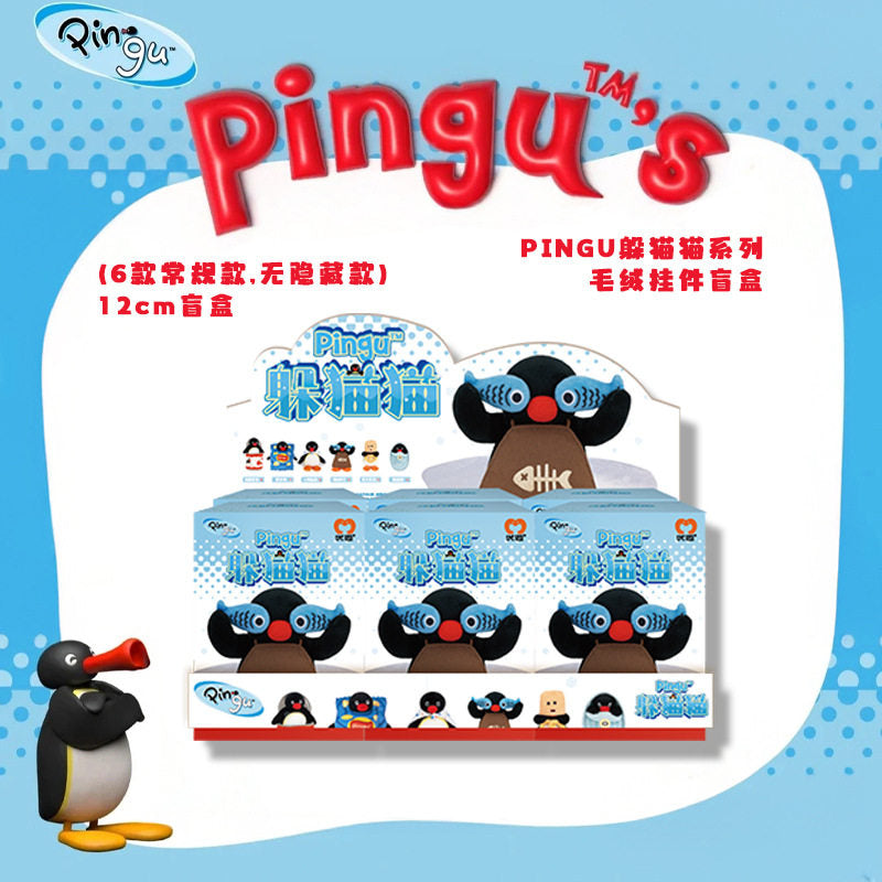 Pingu Plush Blind Box Penguin Toy 6 Styles Random Cute Soft Gift