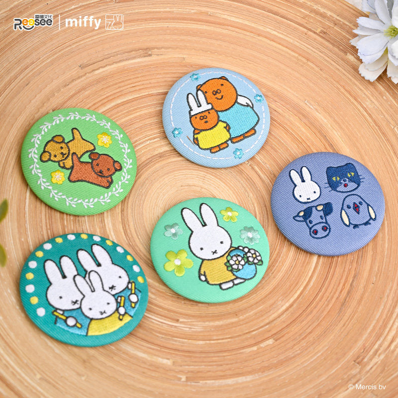 Miffy Embroidered Pin Blind Bag – Cute Collectible Badge Series