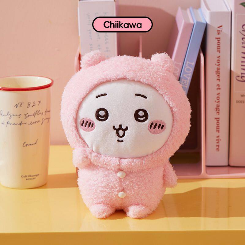 Chiikawa Pajama Sitting Plush Doll Cute Soft Toy