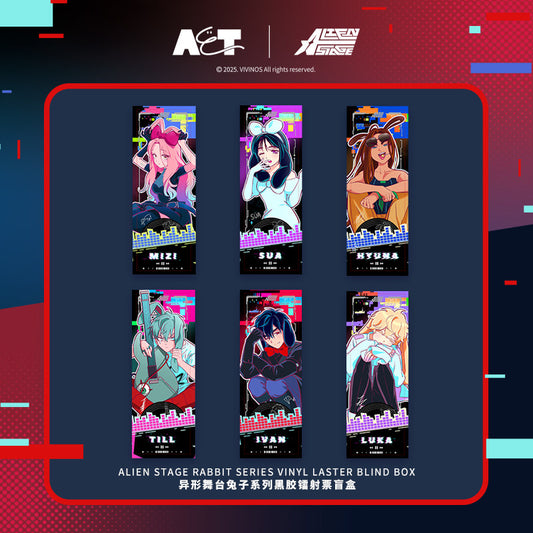 Alien Stage Vinyl Ticket Blind Box AET Anime Card Single/Set
